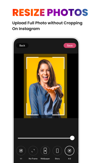 Screenshot #1 pour PICFY Square Fit Photo & Video
