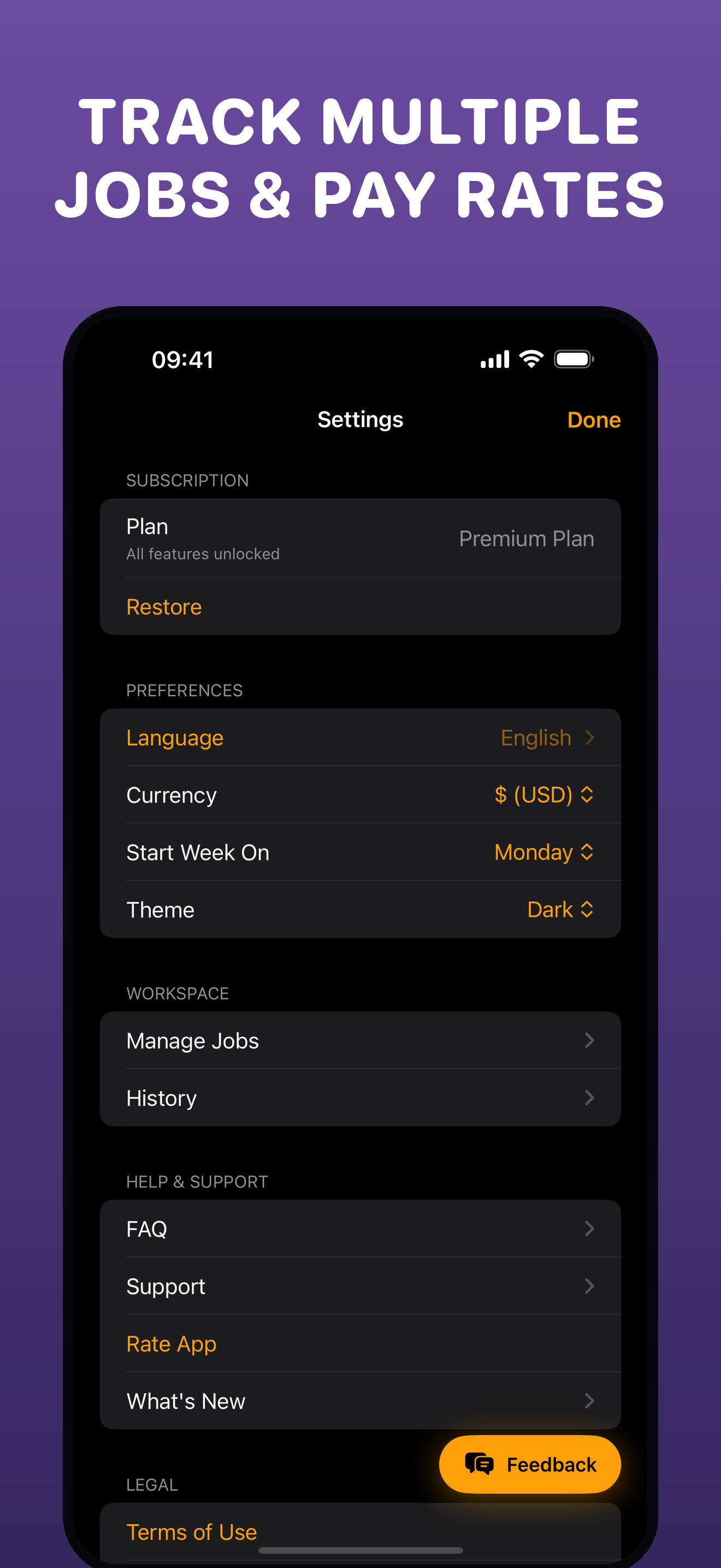 Shift & Hours Tracker: Pay Log screenshot 4