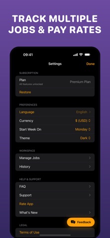 Shift & Hours Tracker: Pay Log Screenshot 4 of 4