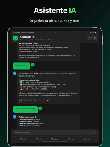 CetoEfectiva: Pérdida de peso iPad screenshot