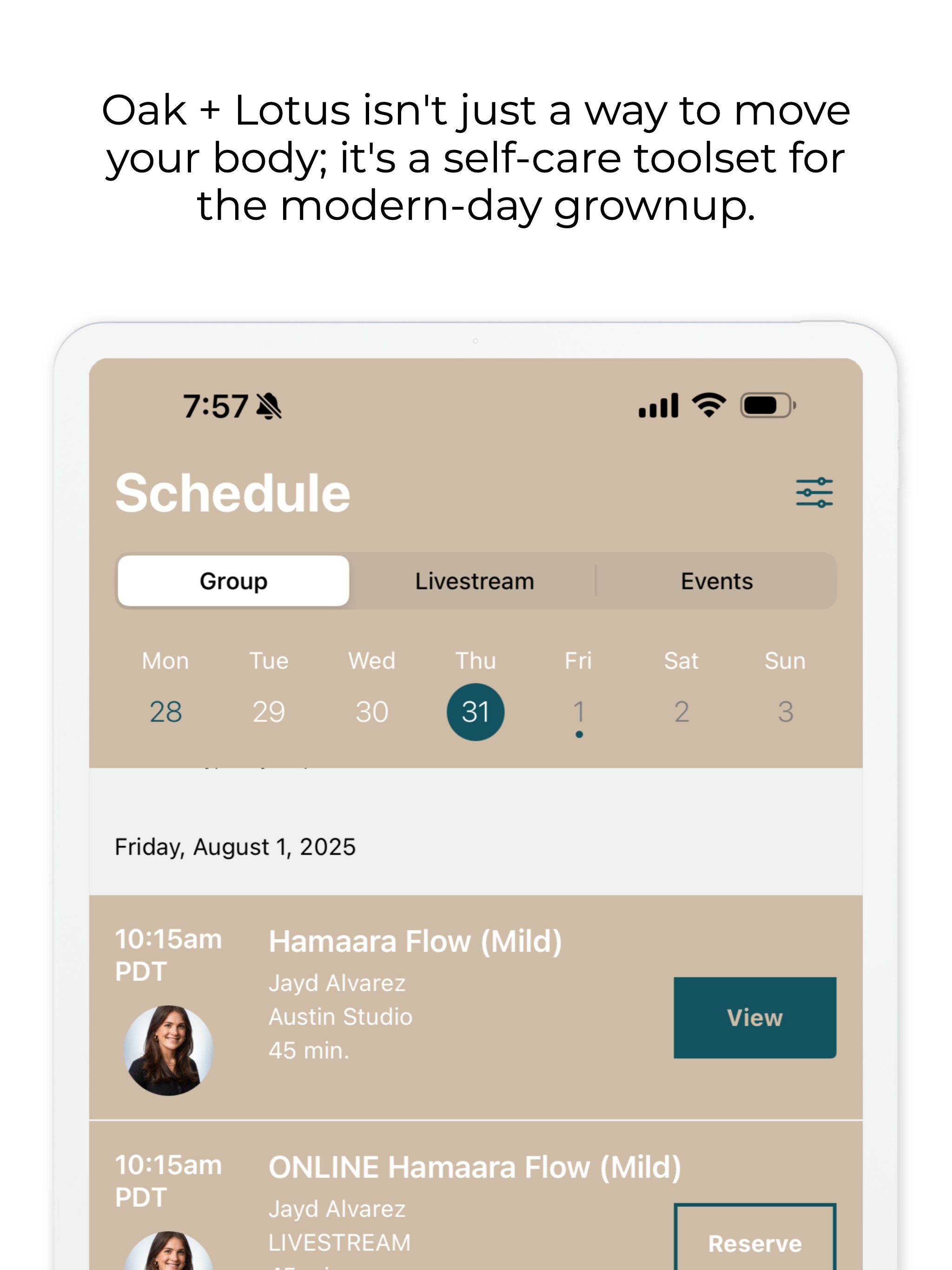 Oak + Lotus Yoga screenshot 6