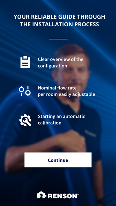Renson Installer Screenshot