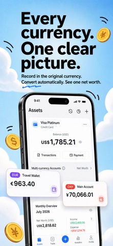 TapSpend: Money Made Simple iPhone screenshot