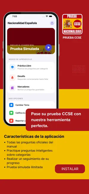 CCSE Spanish Nationality Test screenshot 2