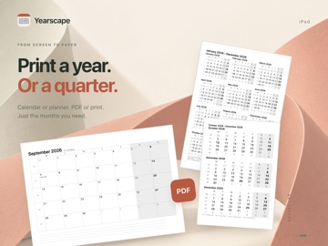 Yearscape: Calendar Widgets iPad screenshot 4
