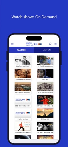 WGVU Public Media App screenshot