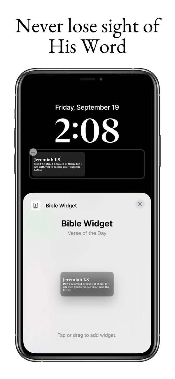 #1. Bible Widget (iOS) Ved: Kawaii