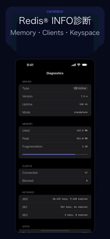 CacheDeck: Redis®クライアント のスクリーンショット