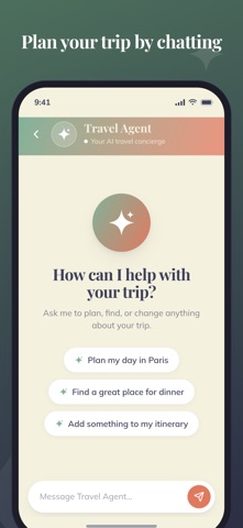 Tragitto: AI Trip Planner iPhone screenshot