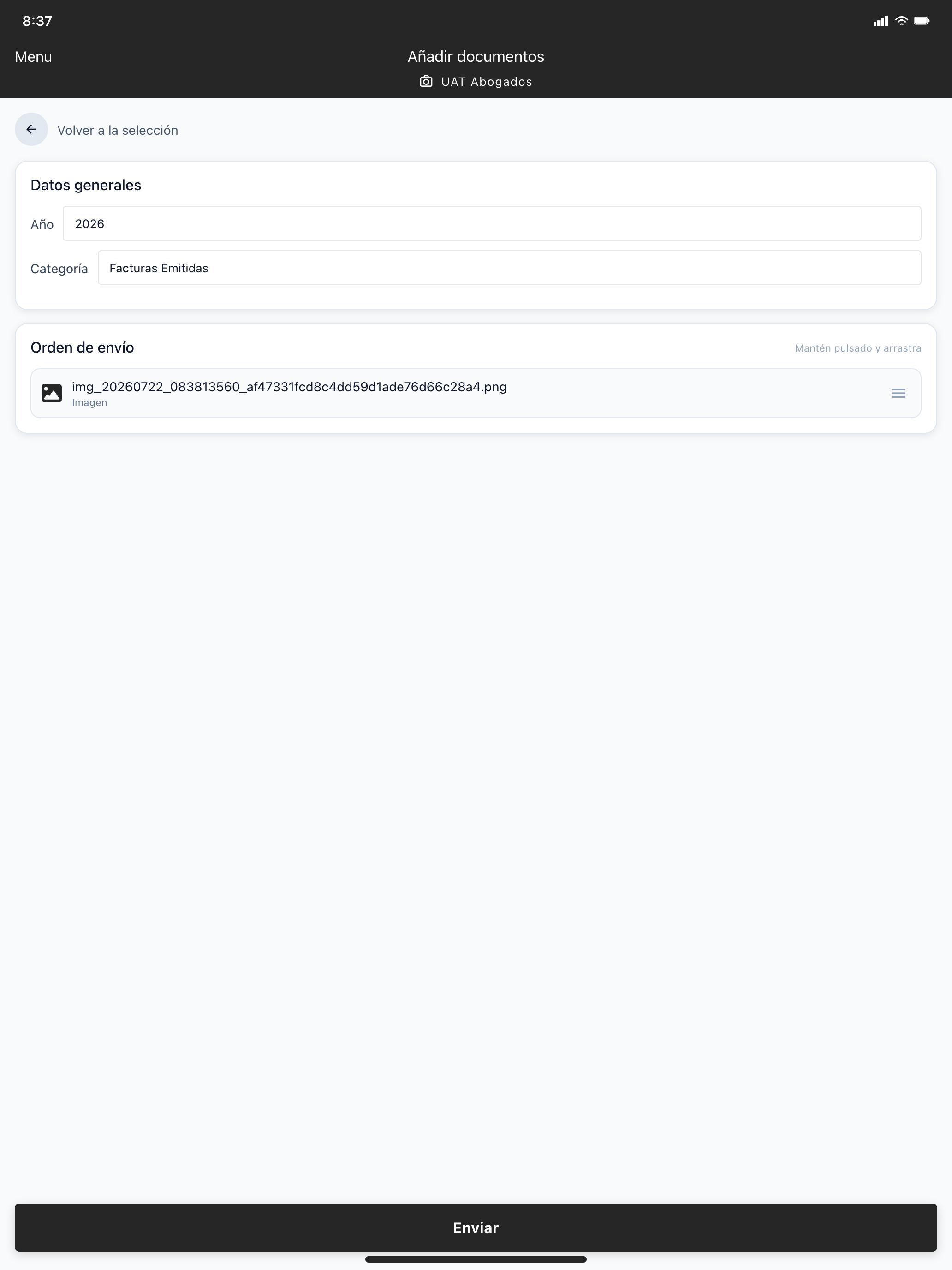 UAT screenshot 10