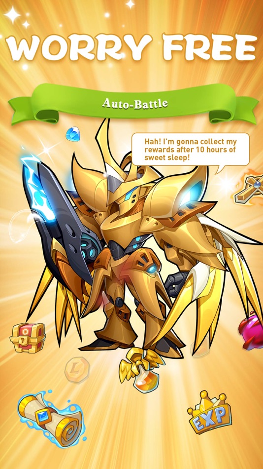 #2. Idle Heroes - Idle Games (iOS) Bởi: DHGames Limited