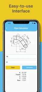 Offset Pipe Calculator screenshot #5 for iPhone