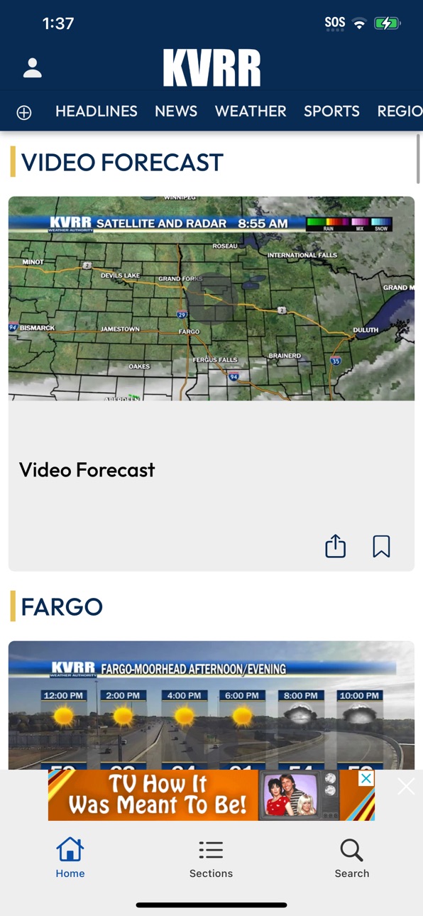 iPhone screenshot