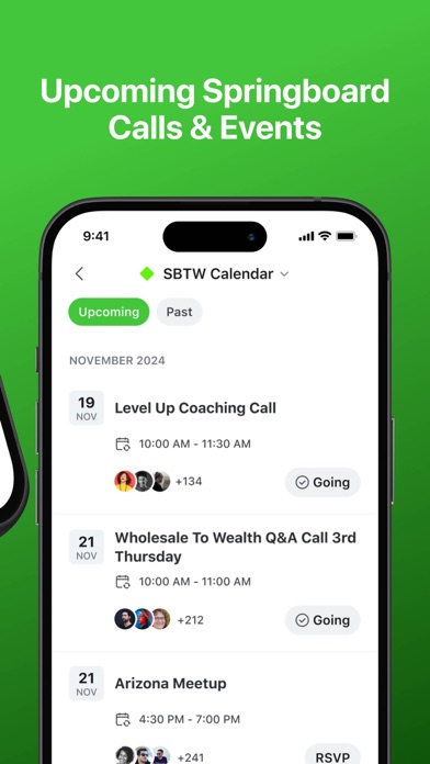 Springboard To Wealth iPhone screenshot 3 - Social Networking app