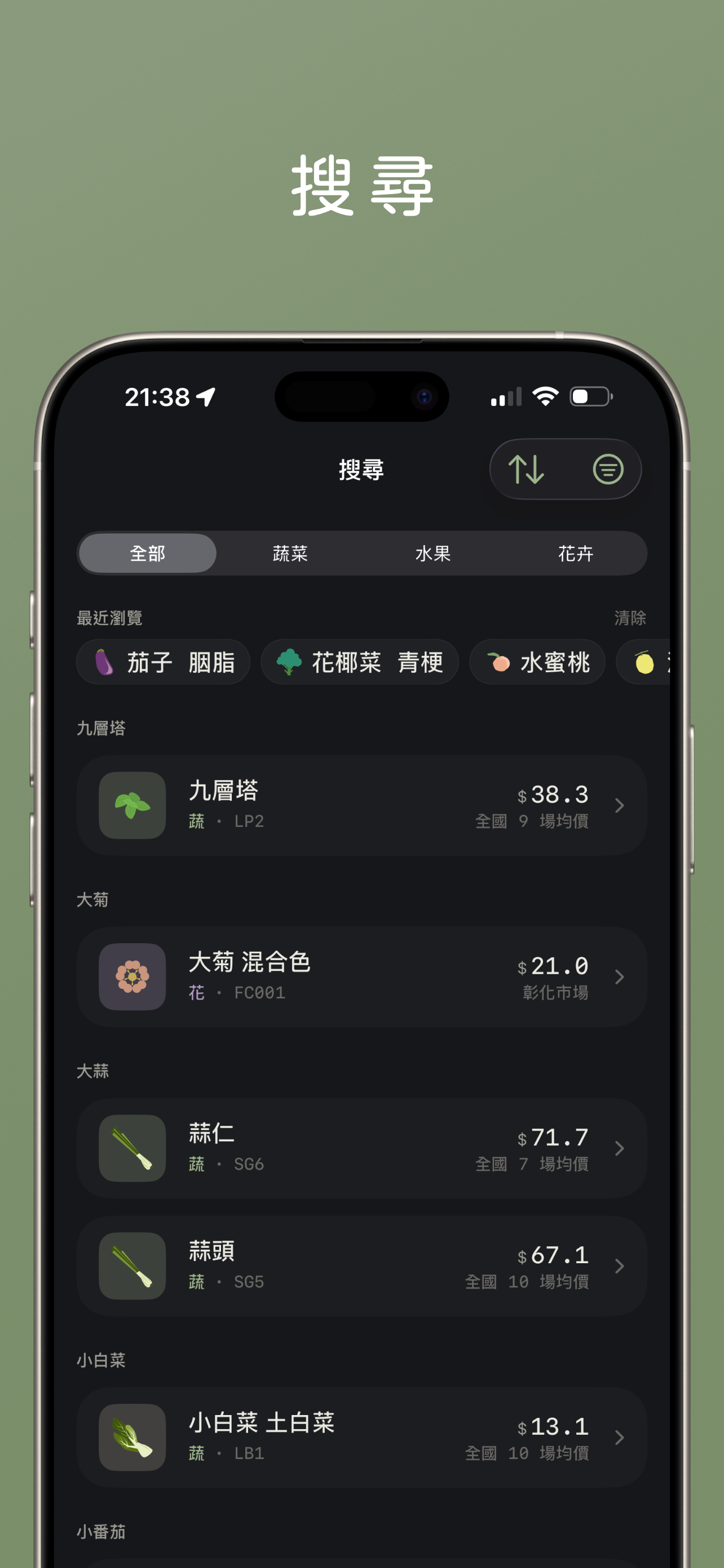 菜市仔 - AI 視覺辨識 • 蔬果花卉市場行情