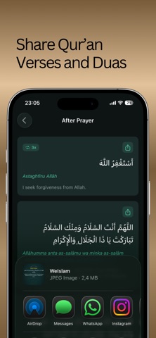 Prayer Times & Quran: WeIslam Screenshot 6 of 6