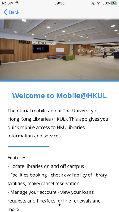 Mobile@HKUL (HKU Libraries) Screenshot 2 of 4