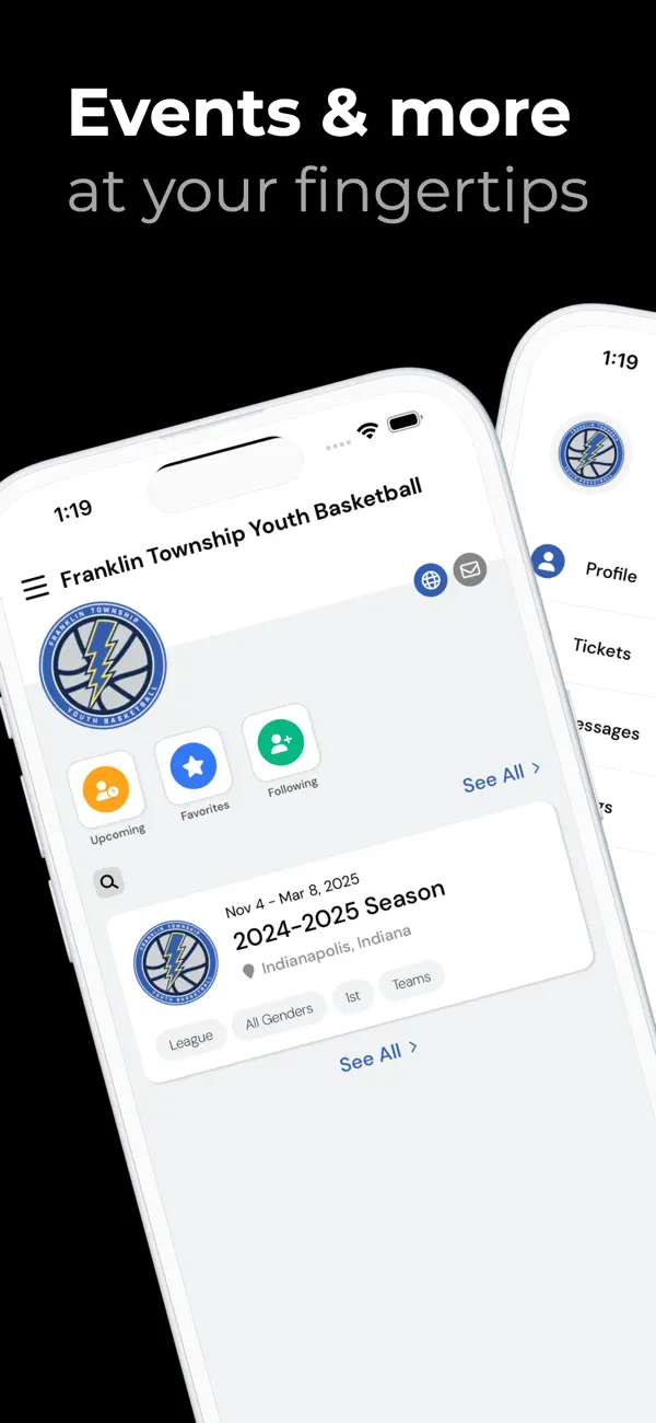 Screenshot #1 pour Franklin Township Basketball