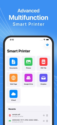 HP Smart Printer & Scanner App Screenshot 2 of 6