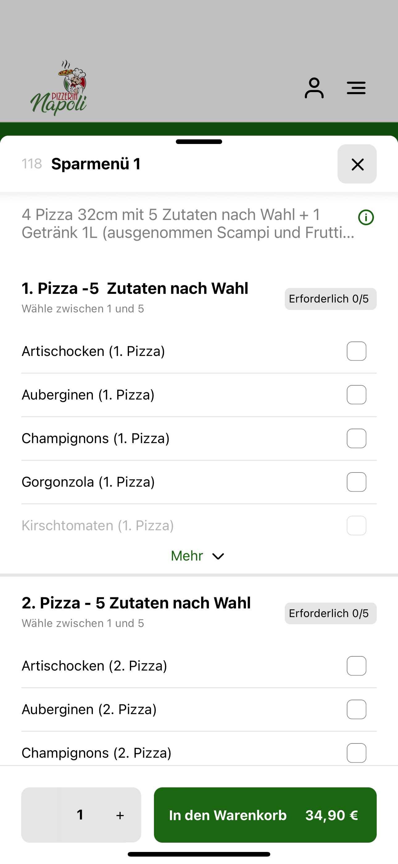Pizzeria Napoli Mannheim screenshot 4