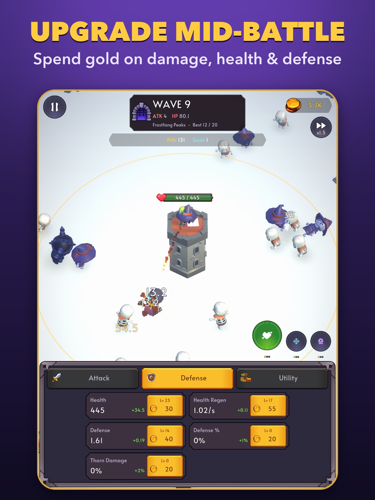 Screenshot 10 of Mage Castle Idle Defense