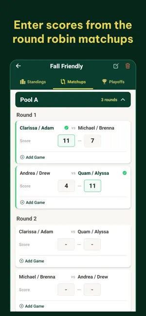 Pickleball Tournament Runner screenshot 2