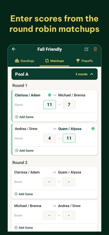 Pickleball Tournament Runner Screenshot 2 of 8