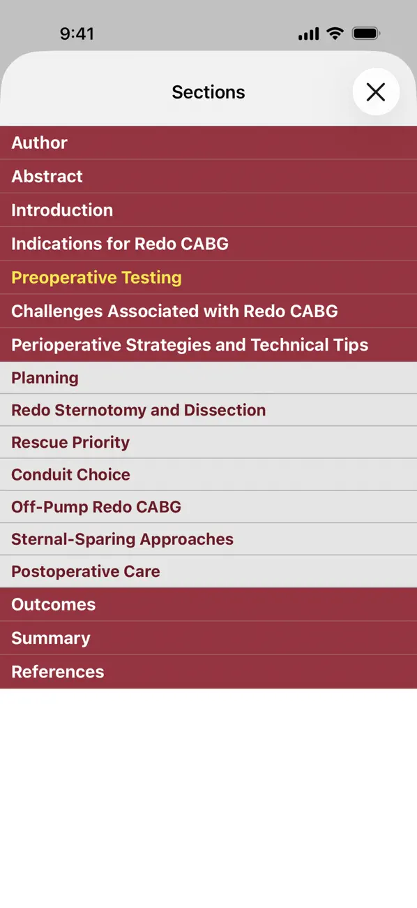 Screenshot #2 pour STS Cardiothoracic Surgery