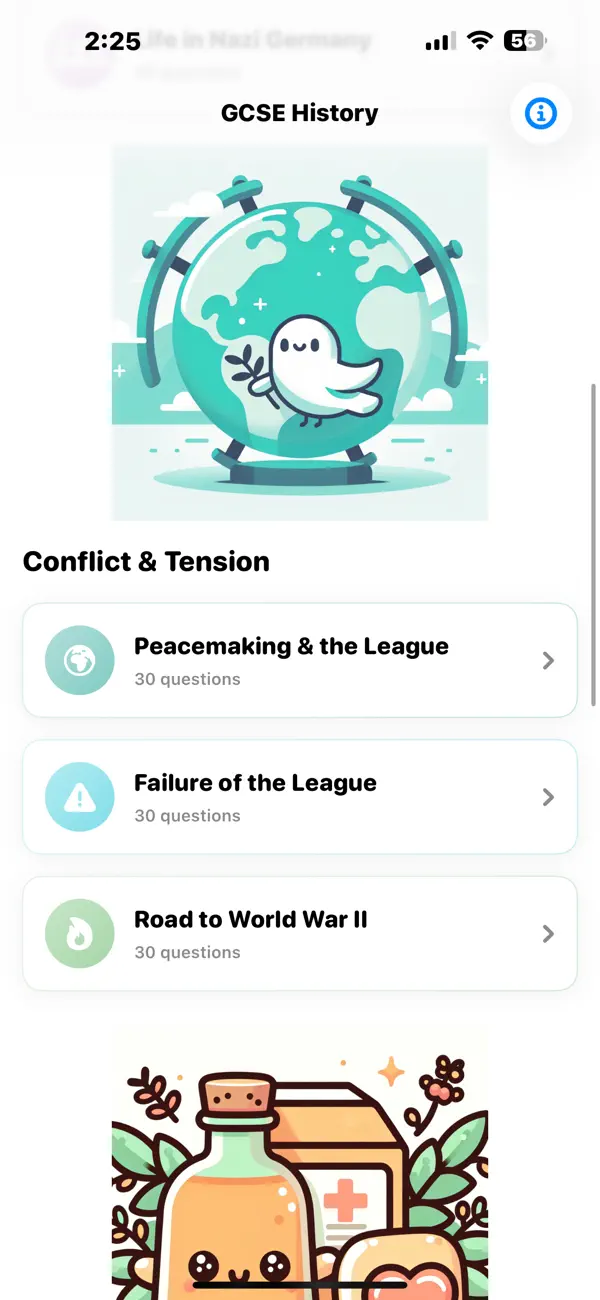 Screenshot #3 pour GCSE History Quiz