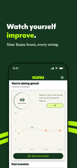 Kunu Golf: Swing Analyzer iPhone screenshot 3