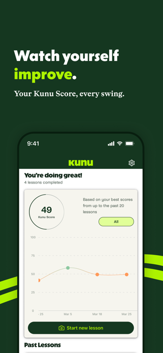 Kunu Golf: Swing Analyzer Screenshot 3 of 6