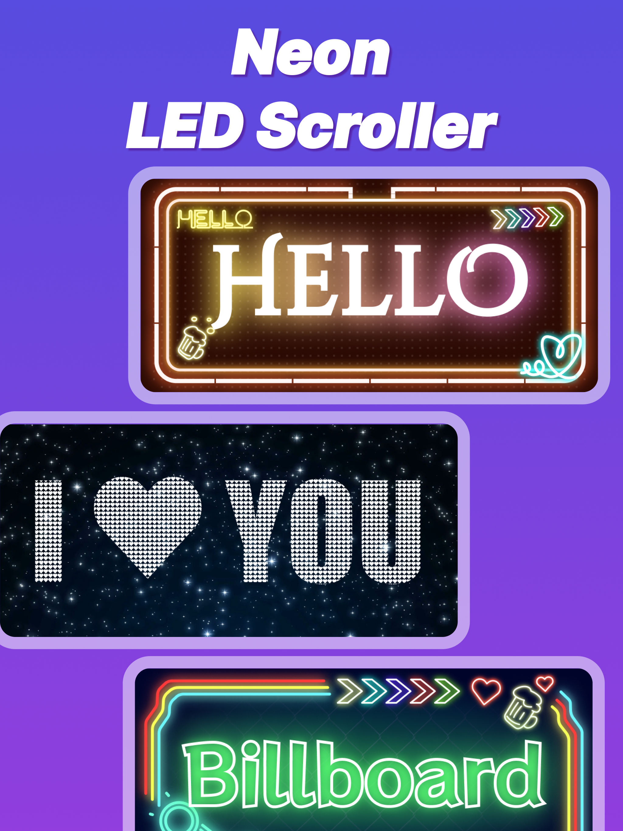 LED Banner - Big Text Display