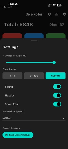 Dice Roll Game Screenshot 4 of 8