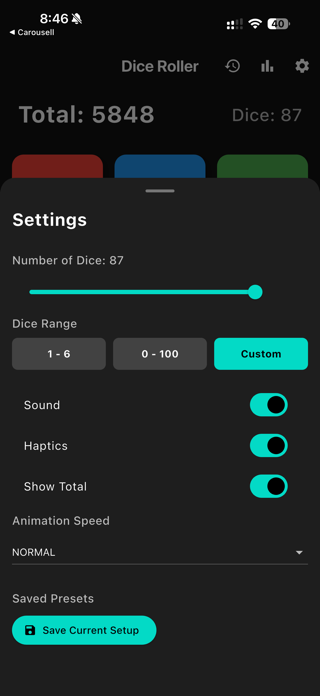 Dice Roll Game Screenshot 4 of 8
