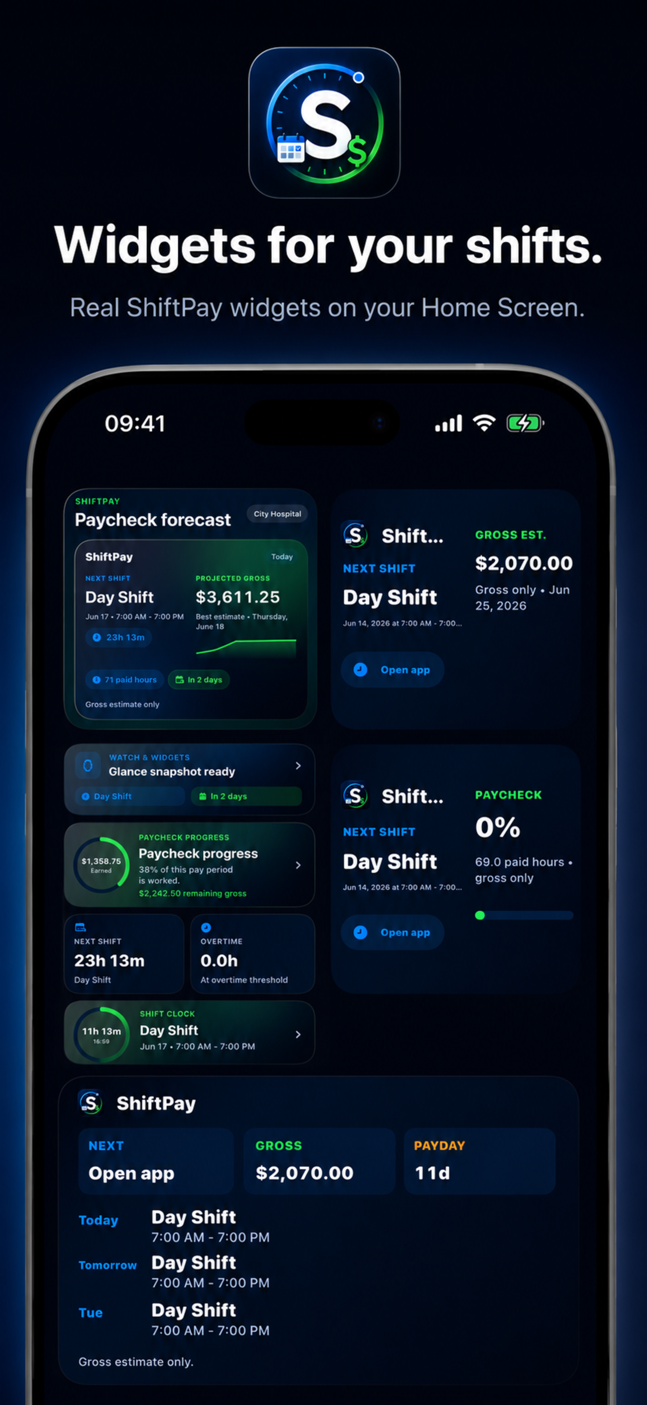ShiftPay: Shift Calendar