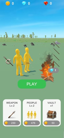 Mammoth Hunters: Tribe iPhone screenshot