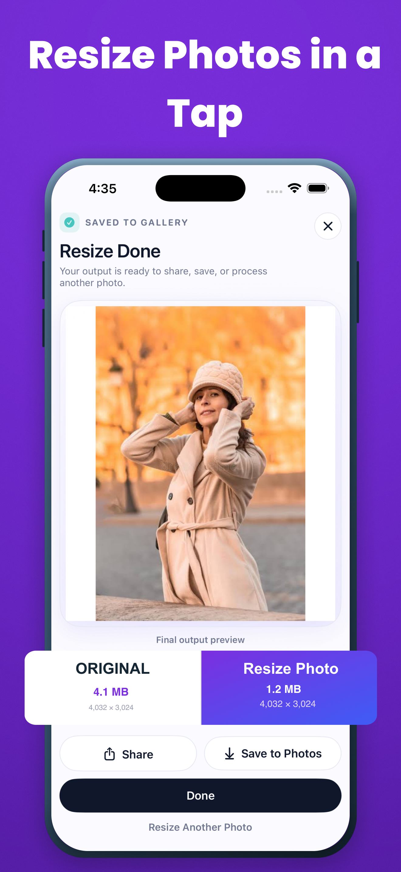 Photo Compressor & Resizer screenshot 4