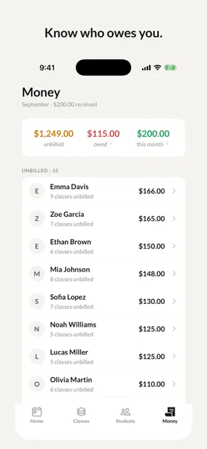 Present+ Attendance & Invoices screenshot 3
