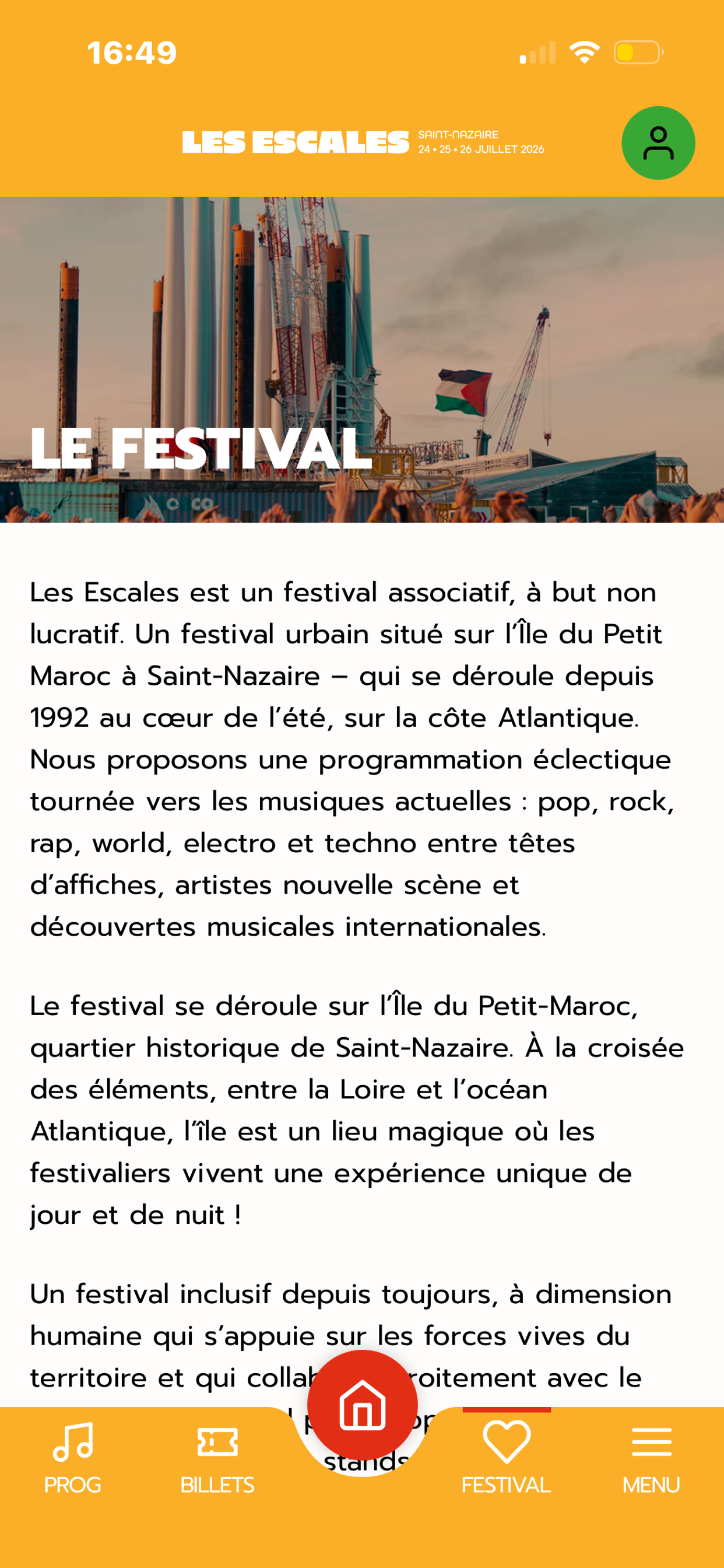 Les Escales 2026 screenshot 4