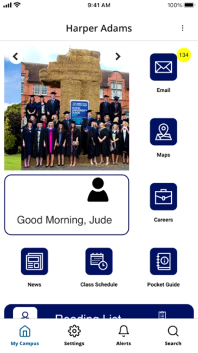 Harper Adams University app screenshot