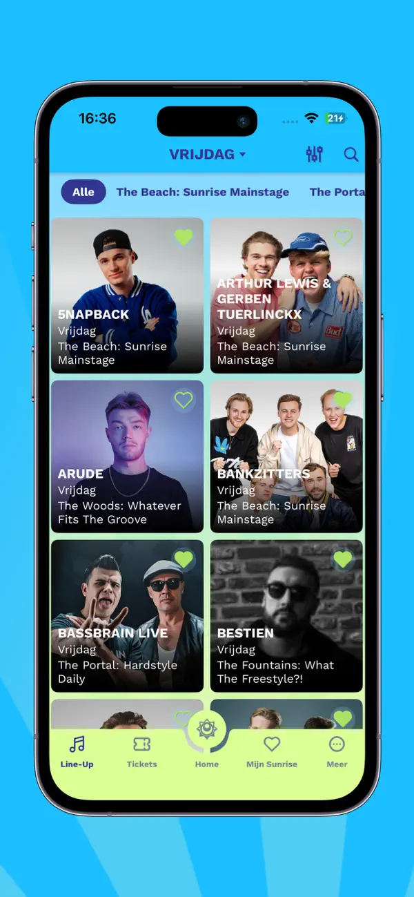 Screenshot #3 pour Sunrise Festival BE