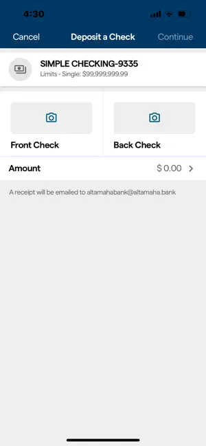 Altamaha Bank Mobile screenshot 2