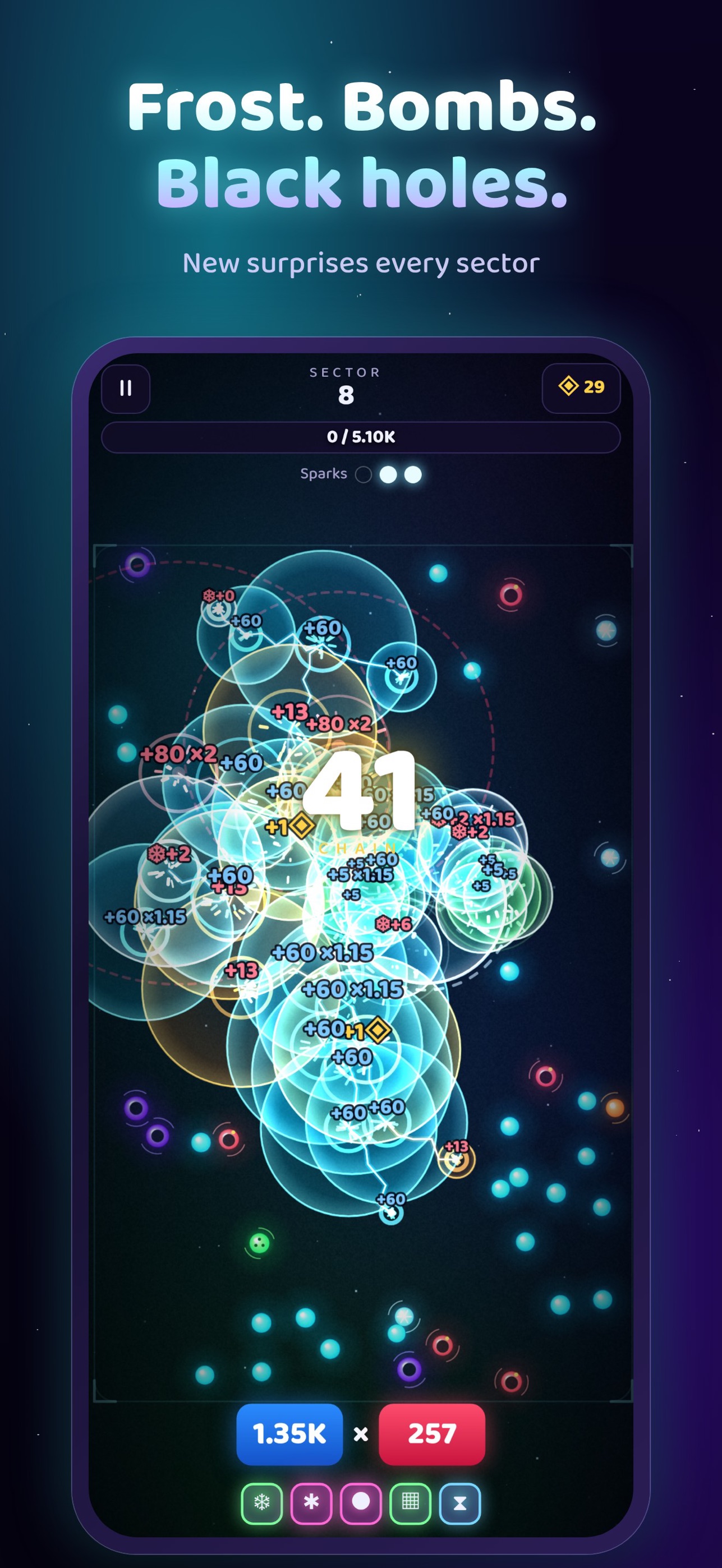 Screenshot 4 of Nova Chain: Chain Reaction