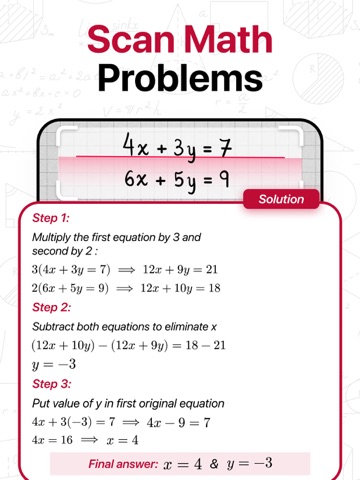 Math AI Solver Homework Helper iPad screenshot