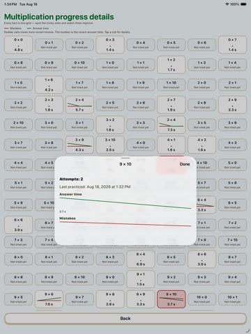 OwlyMath: Math Facts for Kids iPad screenshot