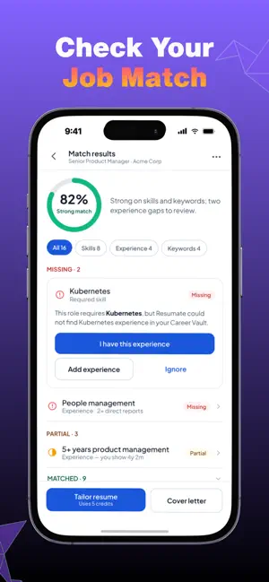AI Resume Builder: ResumateAI screenshot 4