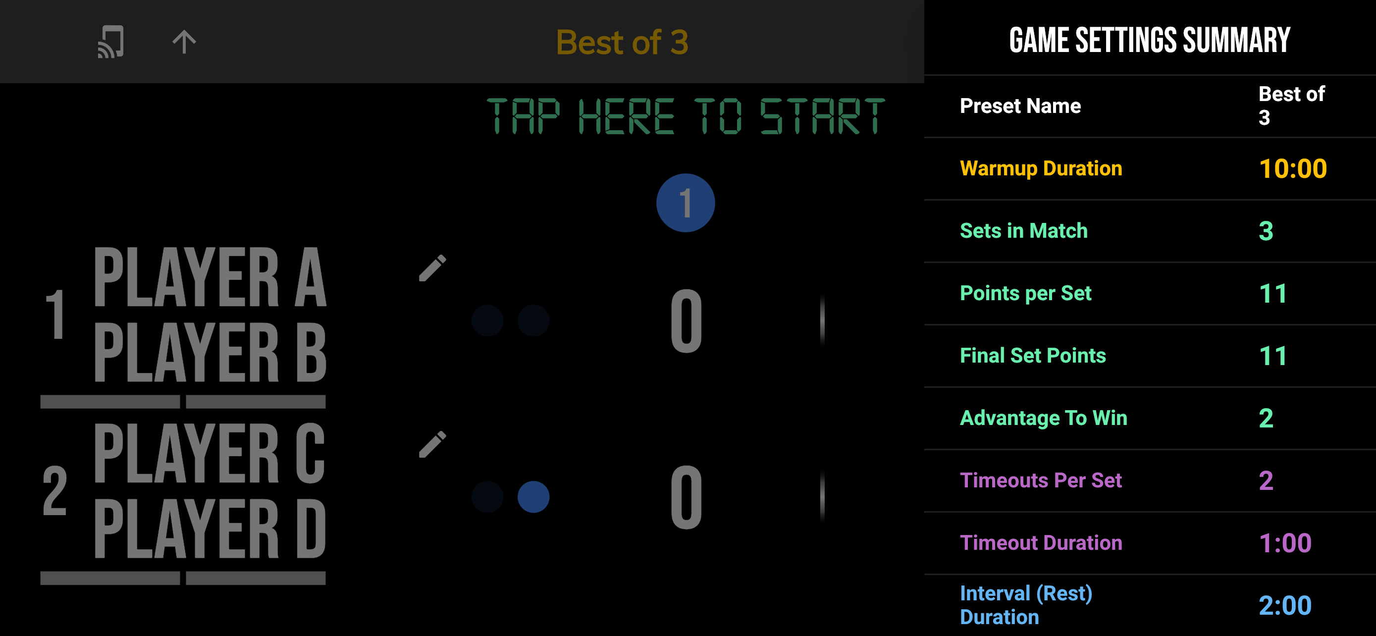 BT Pickleball Scoreboard screenshot 8