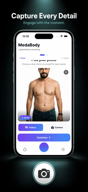 MedaBody: AI Muscle Editor screenshot 1