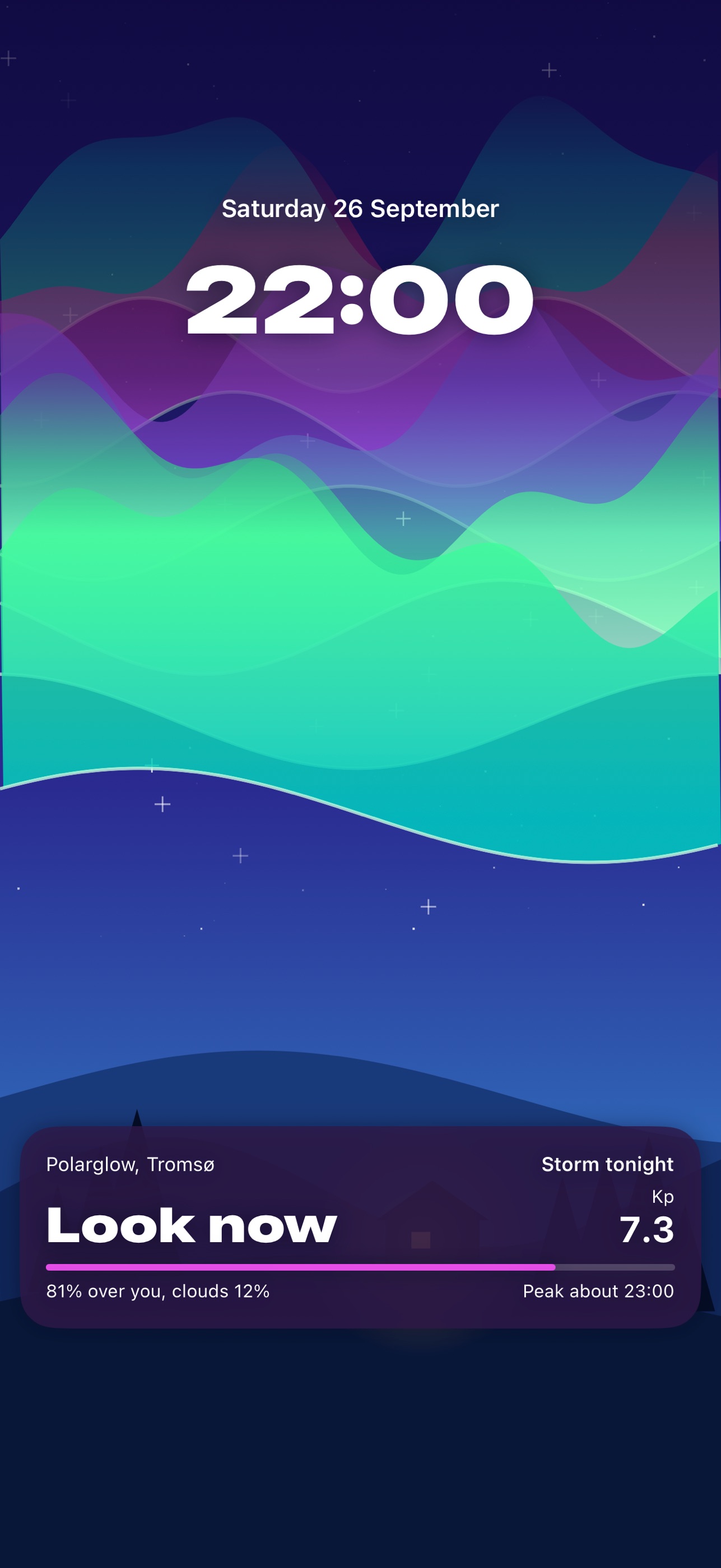 Screenshot 2 of Polarglow: Aurora Alerts