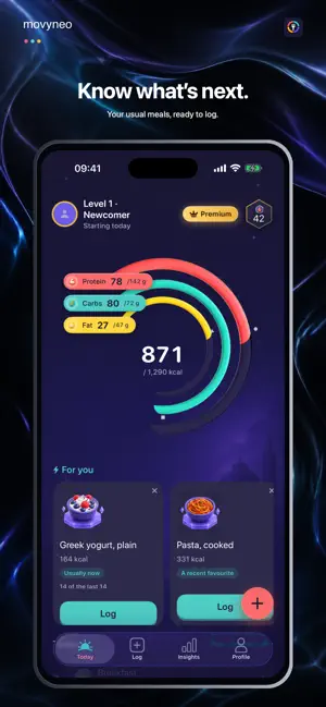 Movyneo: Calorie Counter screenshot 1